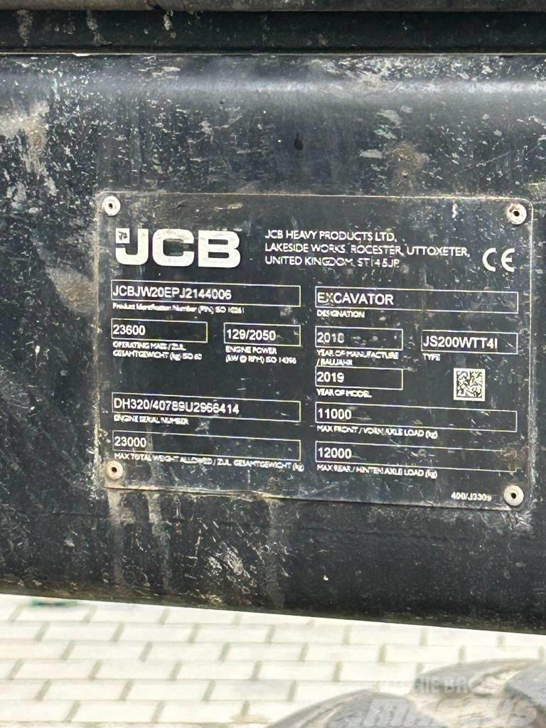JCB JS 200 W Escavatori gommati