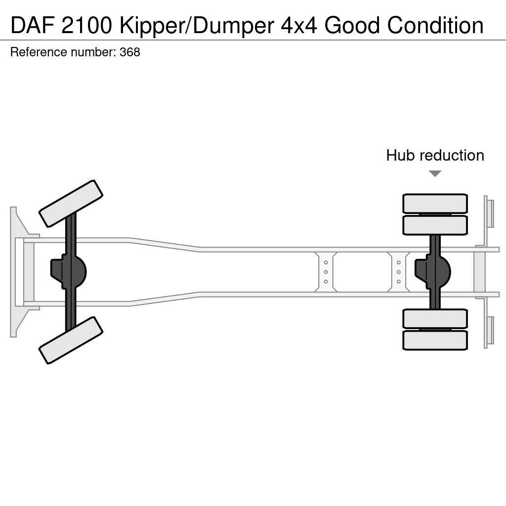 DAF 2100 Kipper/Dumper 4x4 Good Condition Camion ribaltabili