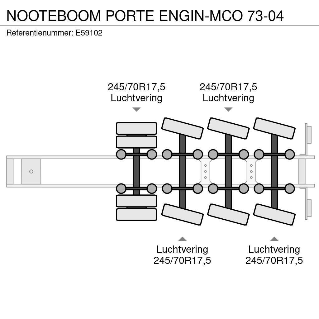 Nooteboom PORTE ENGIN-MCO 73-04 Semirimorchi Ribassati