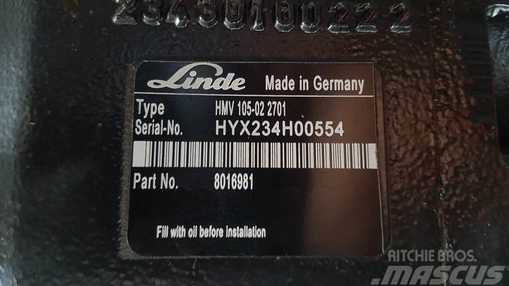 Linde HMV105-02 - Atlas 75S - Drive motor/Fahrmotor Componenti idrauliche