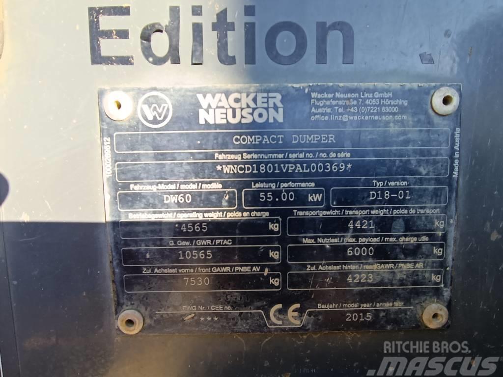 Wacker Neuson DW 60 Mini dumper