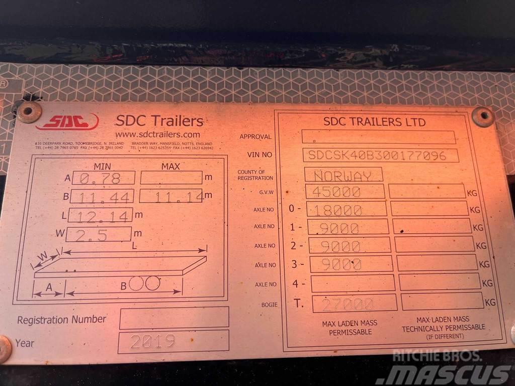 SDC TRAILERS Semitrailer Semirimorchi portacontainer