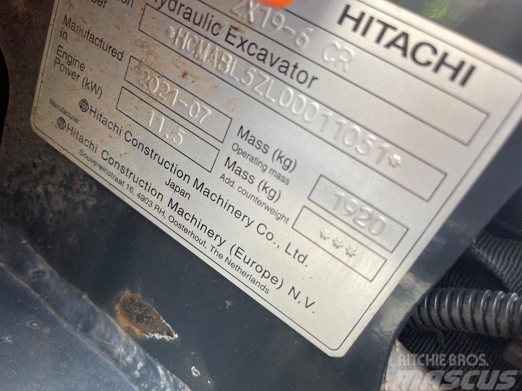 Hitachi Zx 19-6 Miniescavatori