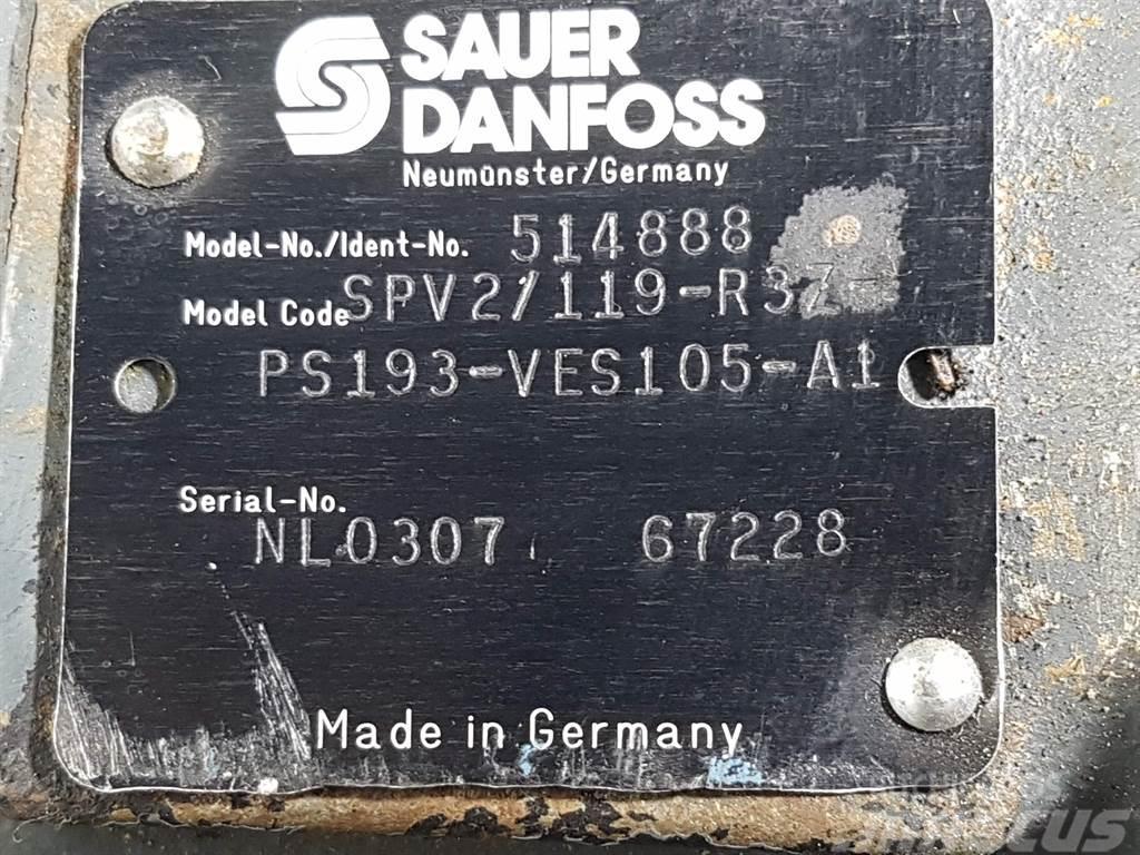 Sauer Danfoss SPV2/119-R3Z-PS193 - 514888 - Drive pump/Fahrpumpe Componenti idrauliche