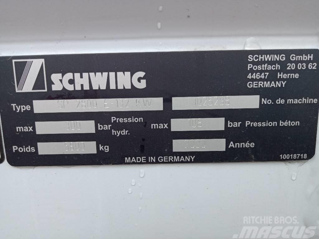 Schwing SP 2800 E Autopompe per calcestruzzo