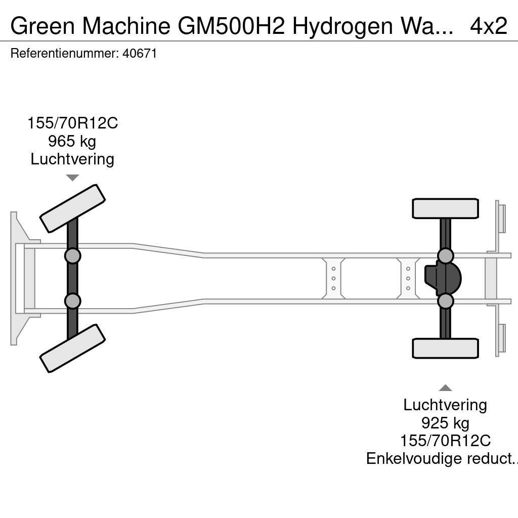 Green Machines GM500H2 Hydrogen Waterstof Sweeper Autocarro spazzatrice