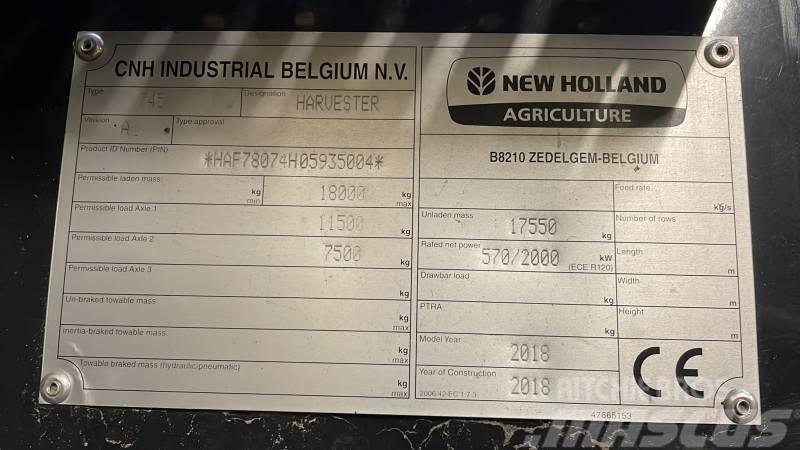 New Holland FR780 T4B Trince semoventi