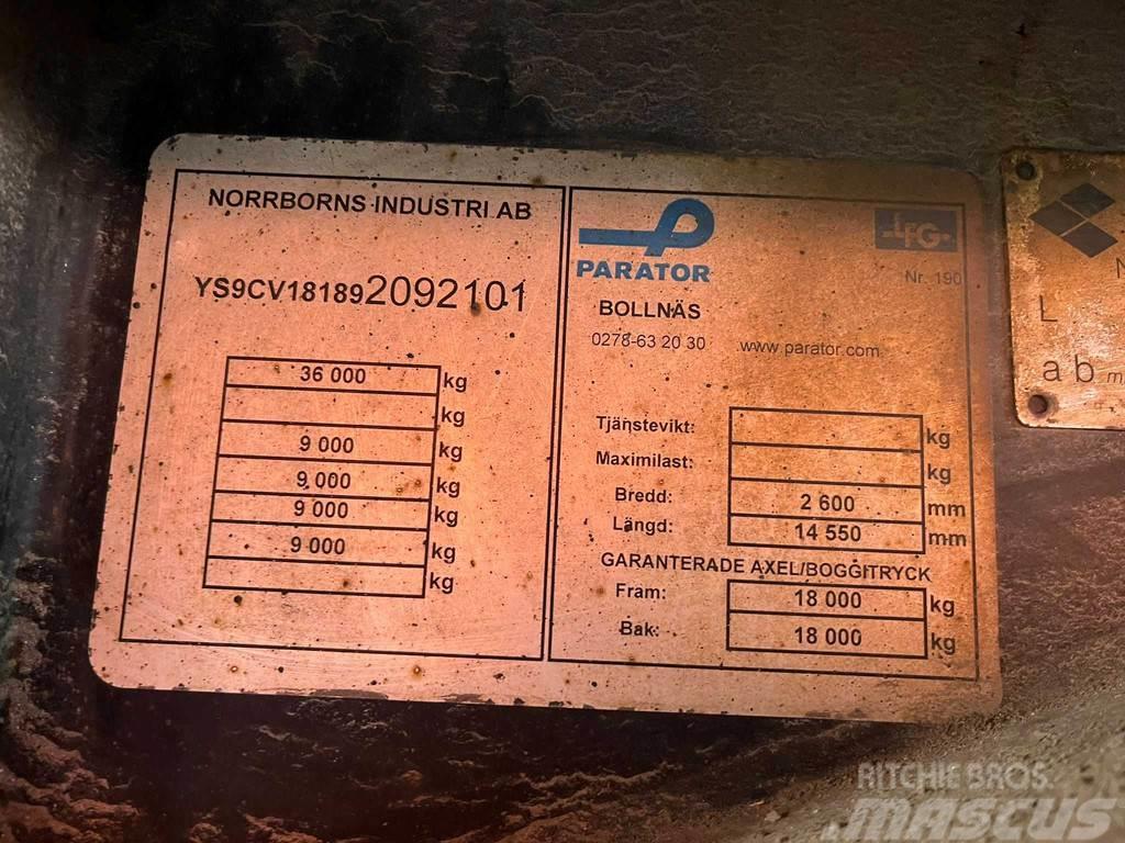 Parator CV 18-18 VECTOR 1850 / BOX L=12332 mm Rimorchi a temperatura controllata