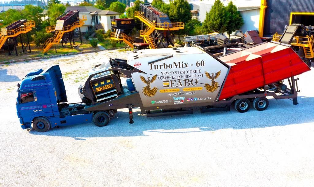  TURBOMIX-60 MOBILE CONCRETE MIXING PLANT Impianti di betonaggio