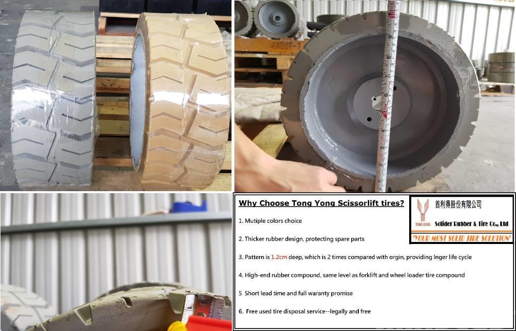 Tong Yong Scissor lift tire 12x4.5 (for Genie 1930) Pneumatici, ruote e cerchioni