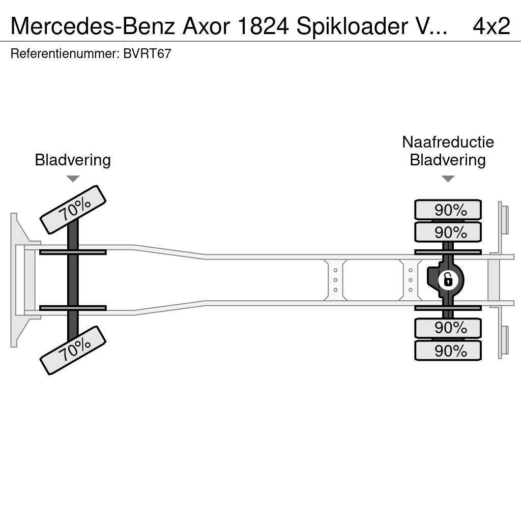 Mercedes-Benz Axor 1824 Spikloader VDL Euro5 Valid inspection 1- Camion con cassone scarrabile