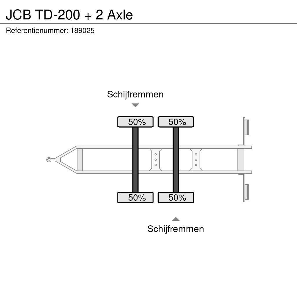 JCB TD-200 + 2 Axle Rimorchi centinati