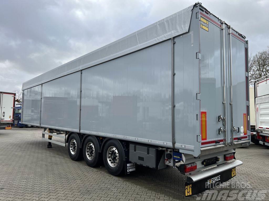 Kraker 92m3 K-Force New/Neu 10MM Cargo floor Liftas Alumi Semirimorchi con piano mobile