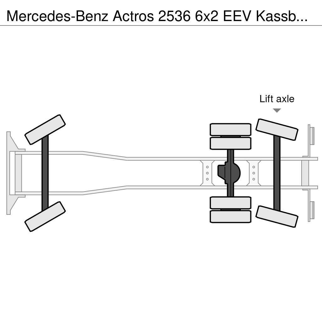 Mercedes-Benz Actros 2536 6x2 EEV Kassbohrer 18900L Tankwagen Be Cisterna