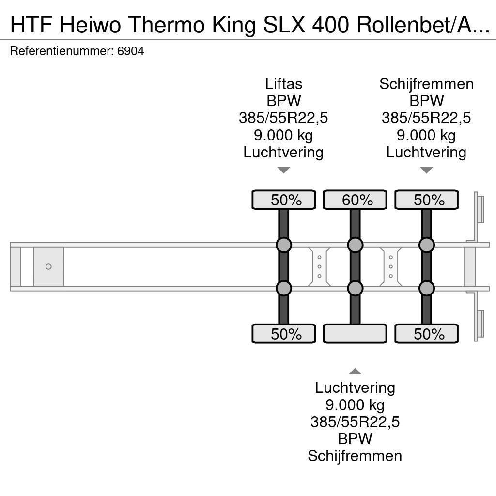 HTF Heiwo Thermo King SLX 400 Rollenbet/Aircargo Kopsc Semirimorchi a temperatura controllata