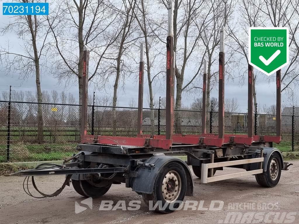  Pavic HTA 18 2 axles Holztransport Wood SAF Rimorchi trasporto legname