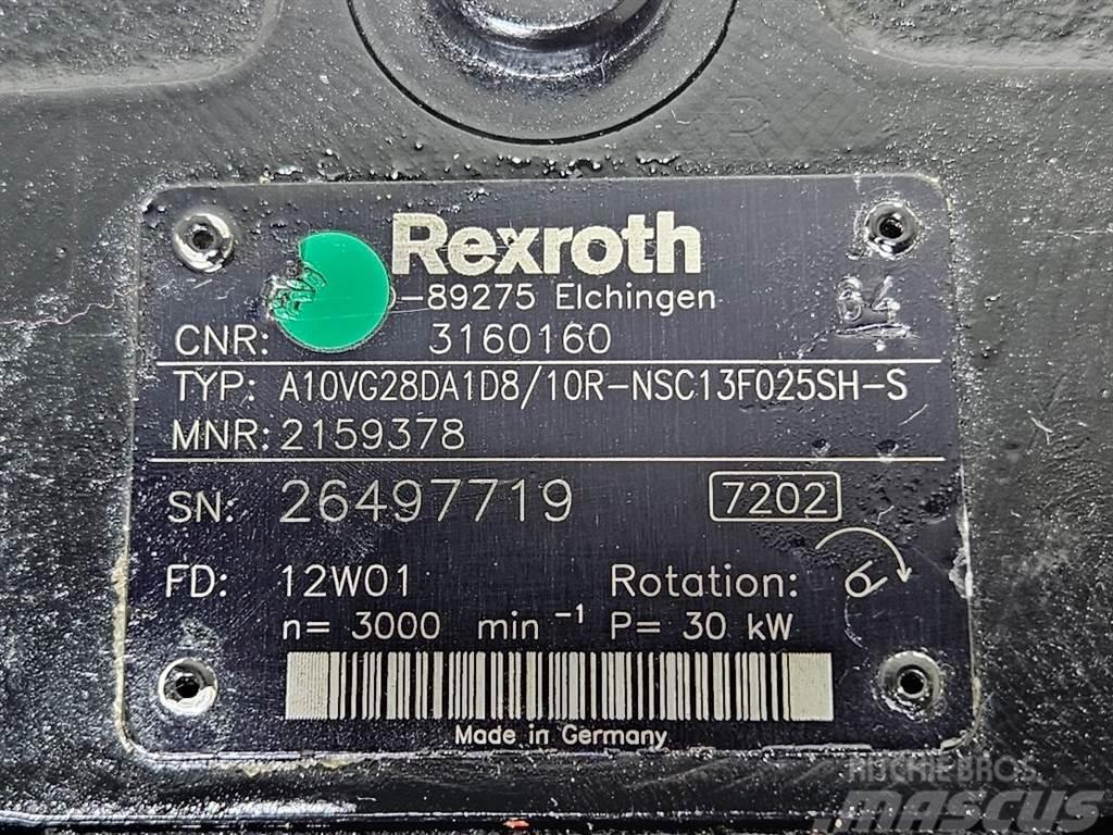 Rexroth A10VG28DA1D8/10R-Drive pump/Fahrpumpe/Rijpomp Componenti idrauliche