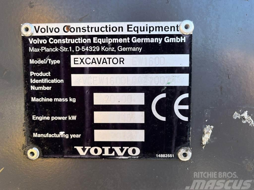 Volvo EW 160 D AC / CENTRAL LUBRICATION Escavatori gommati