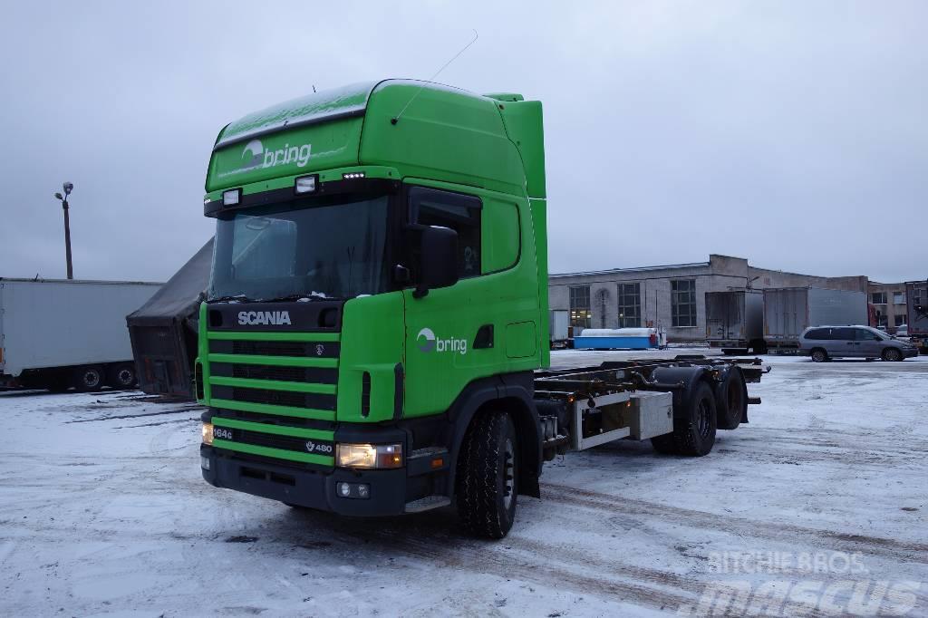 Scania R164 GB6X2NB 480 Camion portacontainer