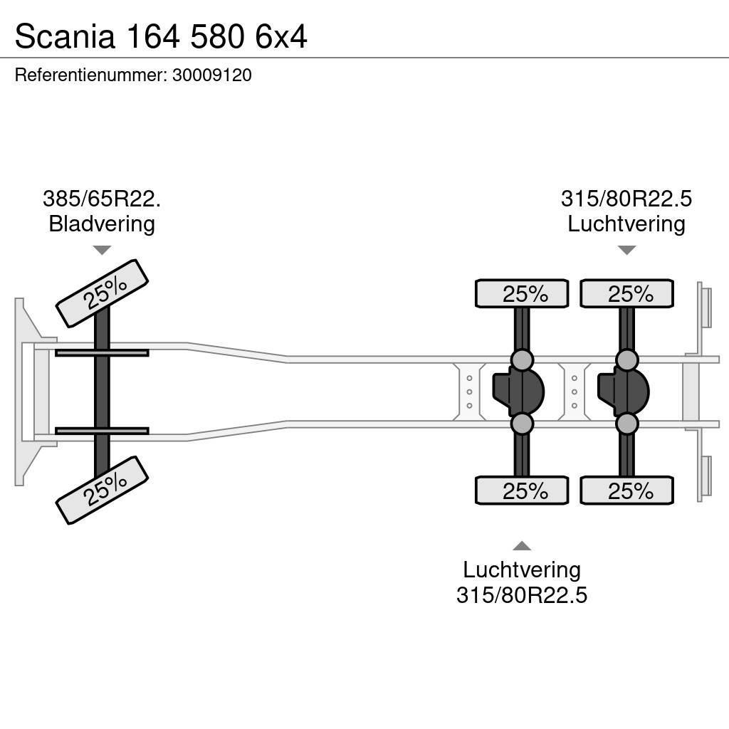 Scania 164 580 6x4 Autocabinati