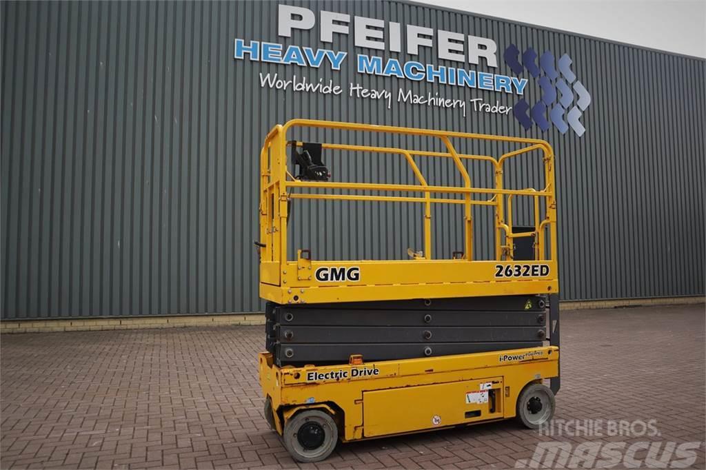 GMG 2632ED Electric, 10m Working Height, 227kg Capacit Piattaforme a pantografo