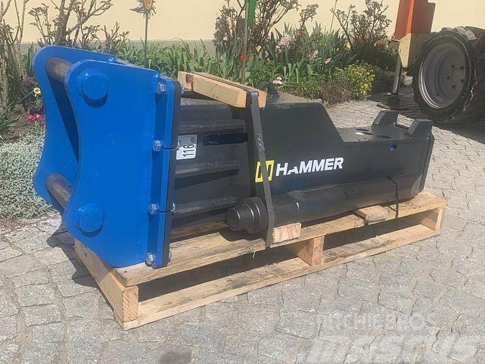 Hammer HM500 mit Martin M10 Hydraulikhammer Martelli - frantumatori