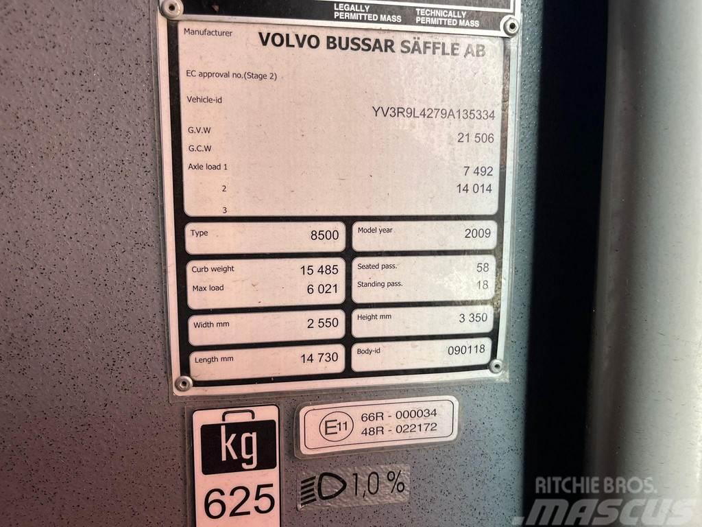 Volvo B12M 8500 6x2 58 SATS / 18 STANDING / EURO 5 Autobus urbani