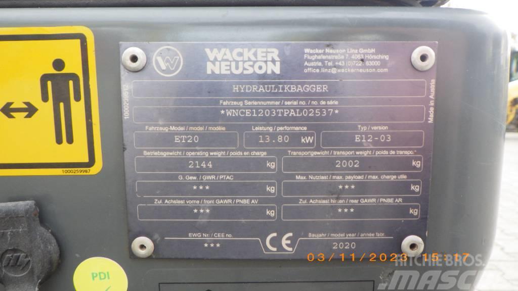 Wacker Neuson ET 20 Escavatori cingolati