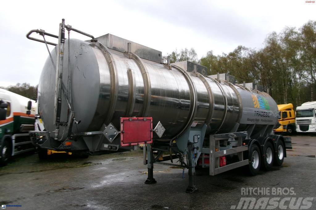  Clayton Chemical tank inox 30 m3 / 1 comp Semirimorchi cisterna