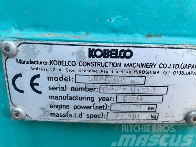 Kobelco SK200 SR Escavatori cingolati