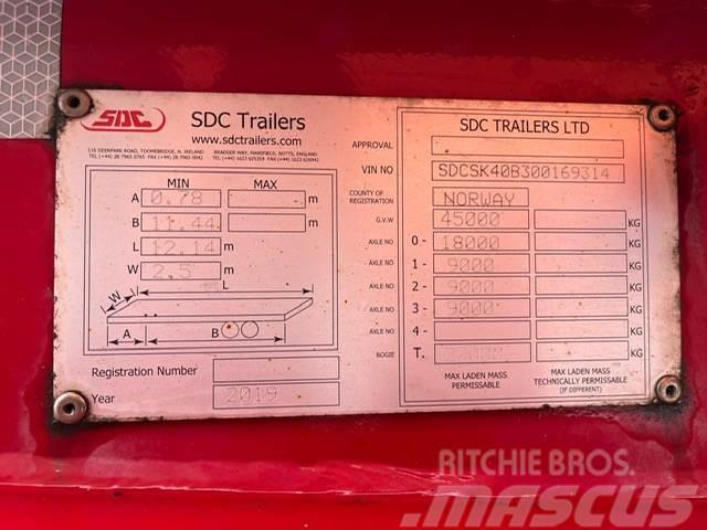SDC TRAILERS Semitrailer Semirimorchi portacontainer