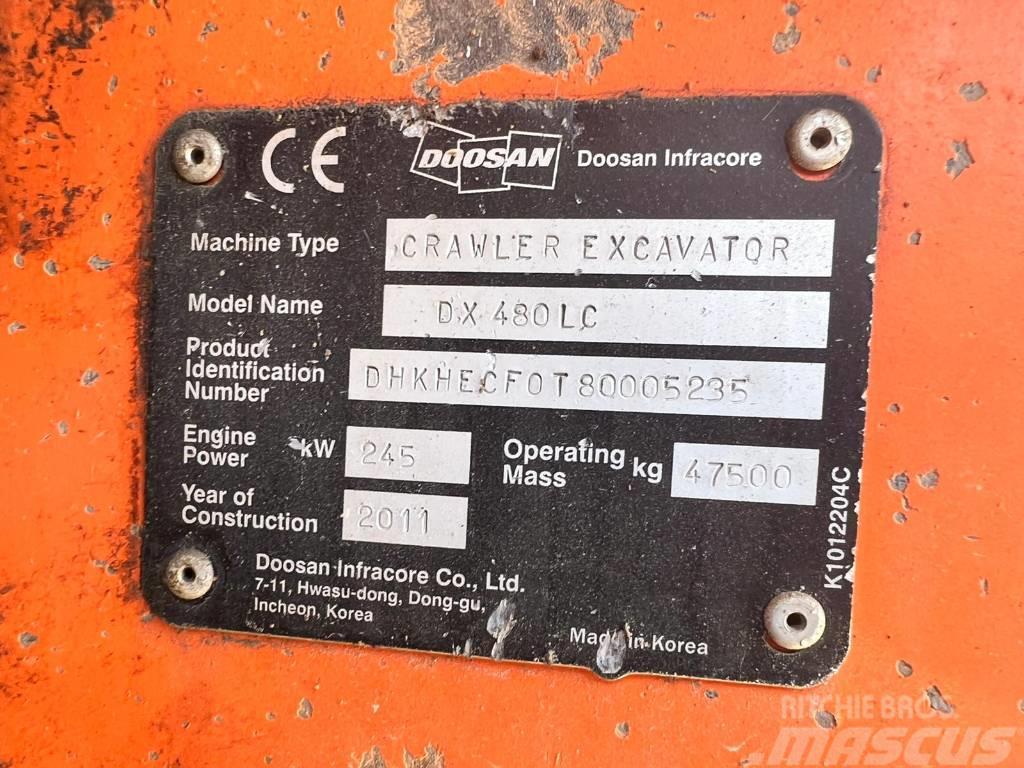 Doosan DX 480 LC Escavatori cingolati