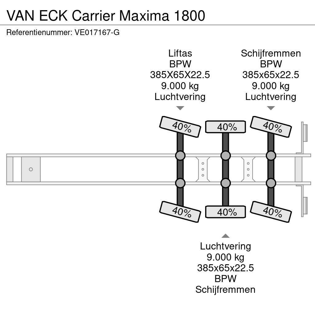 Van Eck Carrier Maxima 1800 Semirimorchi a temperatura controllata