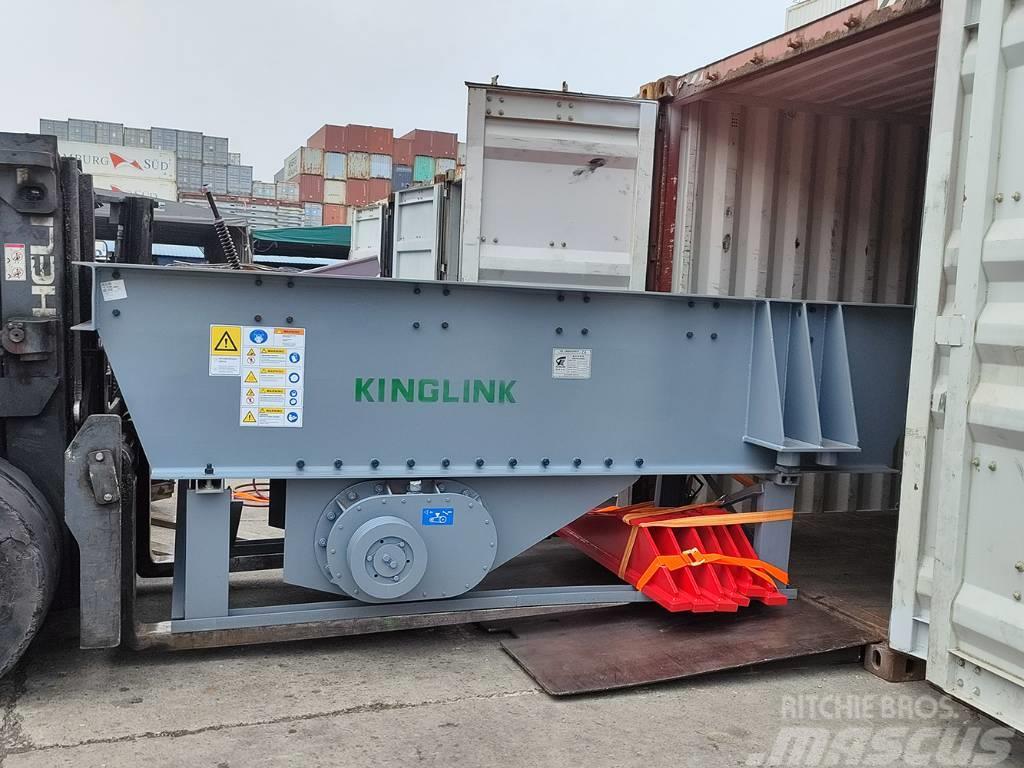 Kinglink ZSW-380x96 Heavy-Duty Vibrating Grizzly Feeder Alimentatori