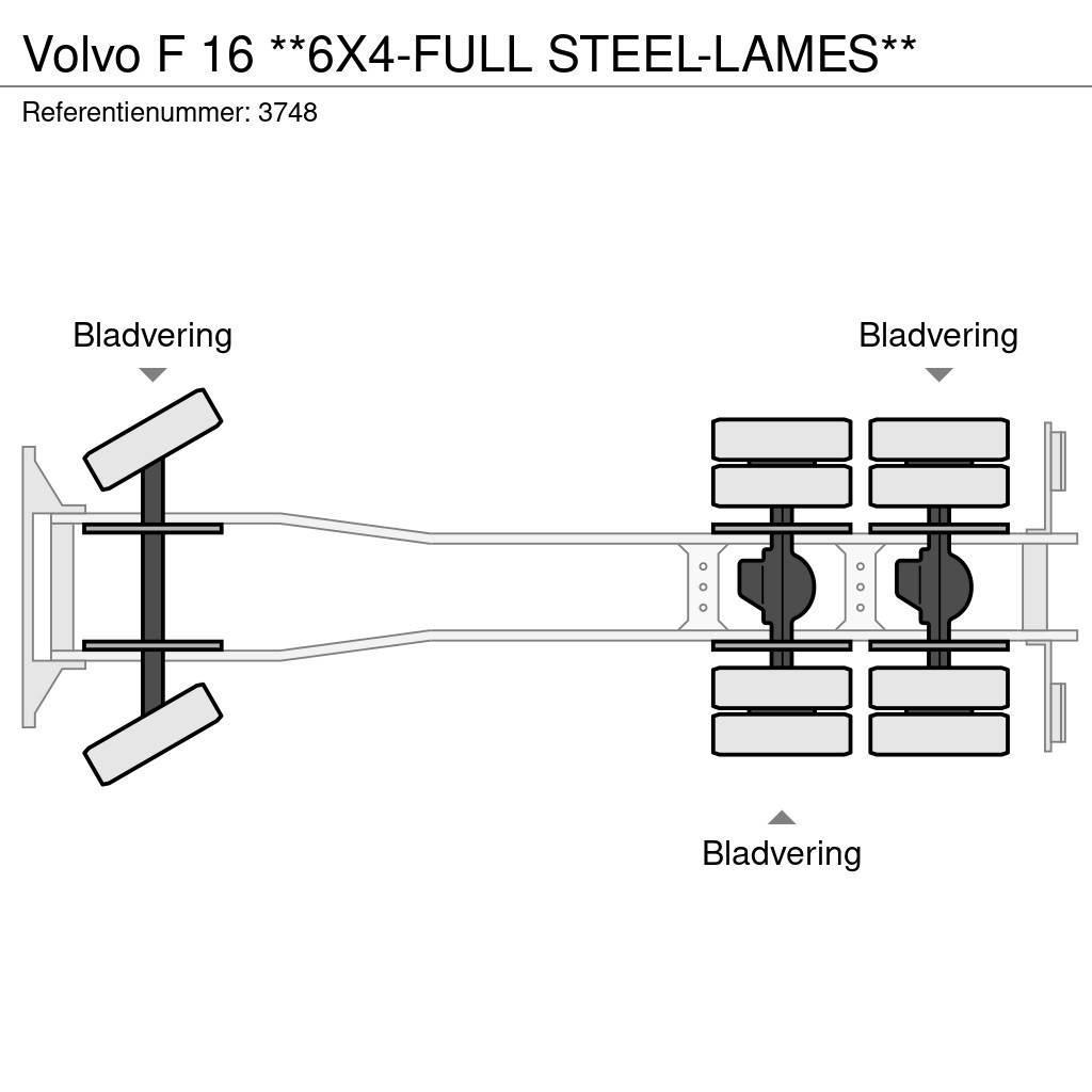 Volvo F 16 **6X4-FULL STEEL-LAMES** Autocabinati