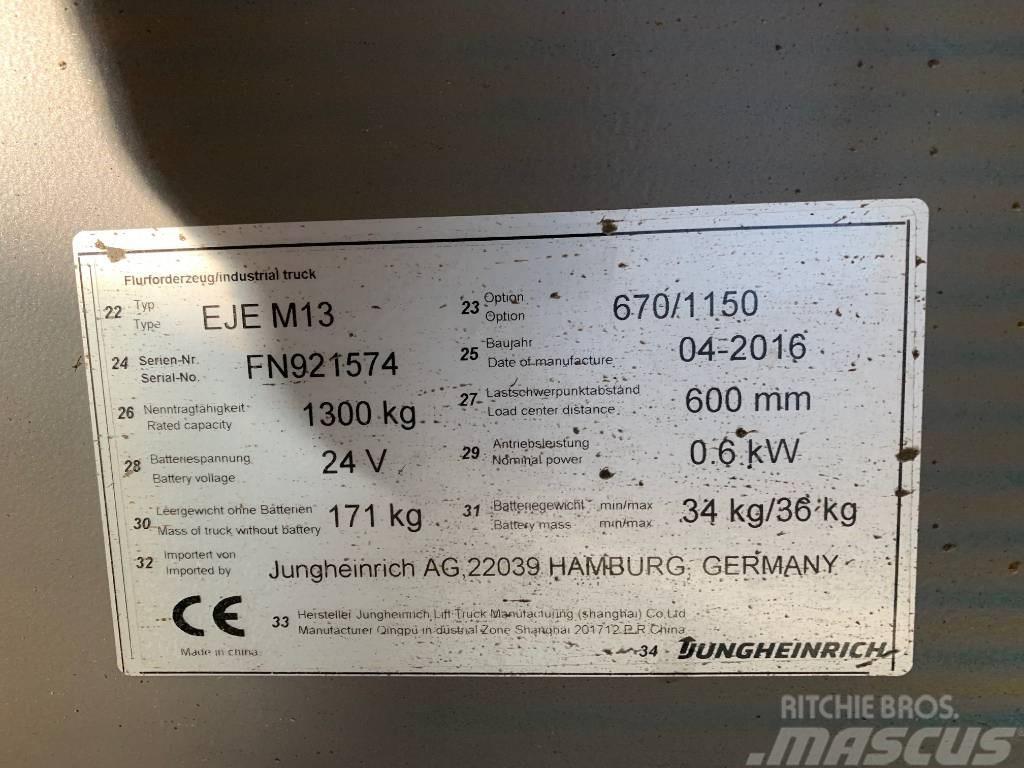 Jungheinrich EJE M13 Transpallet manuale