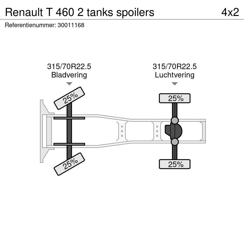 Renault T 460 2 tanks spoilers Motrici e Trattori Stradali