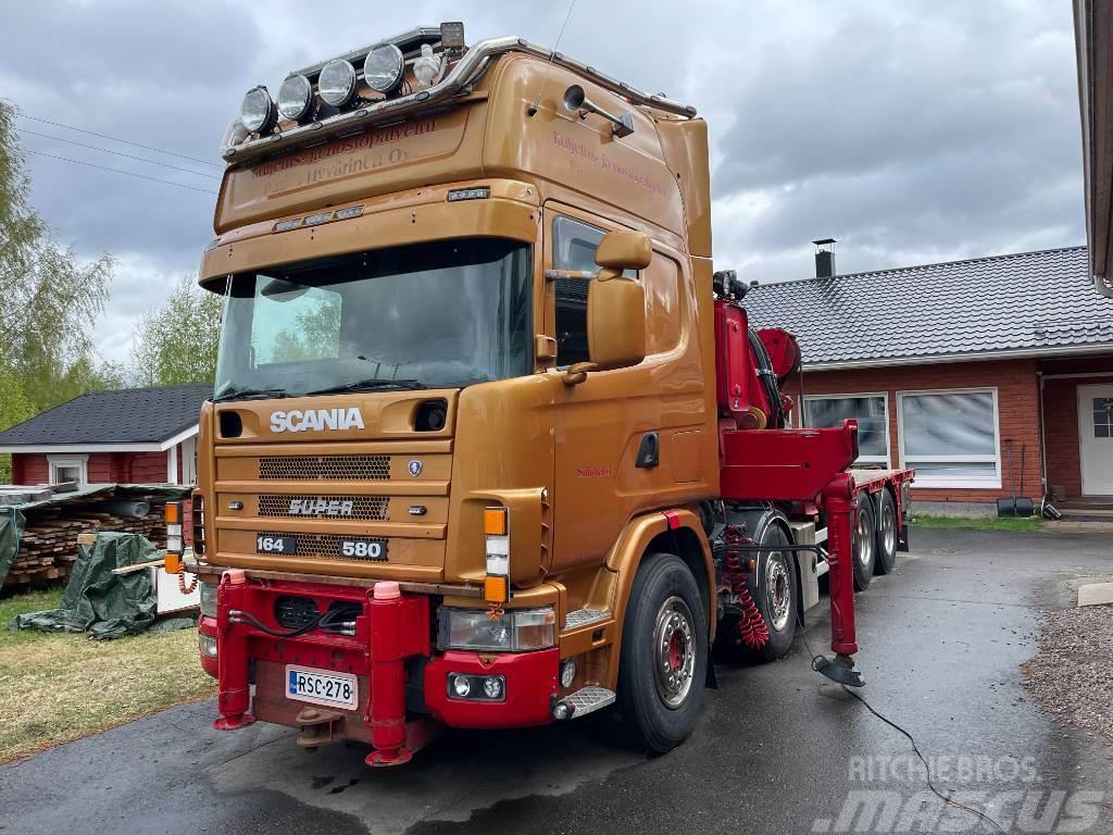 Scania R164 8x2 +Copma 990.6 nosturi+Jibi, kympitys 2028v Autogru