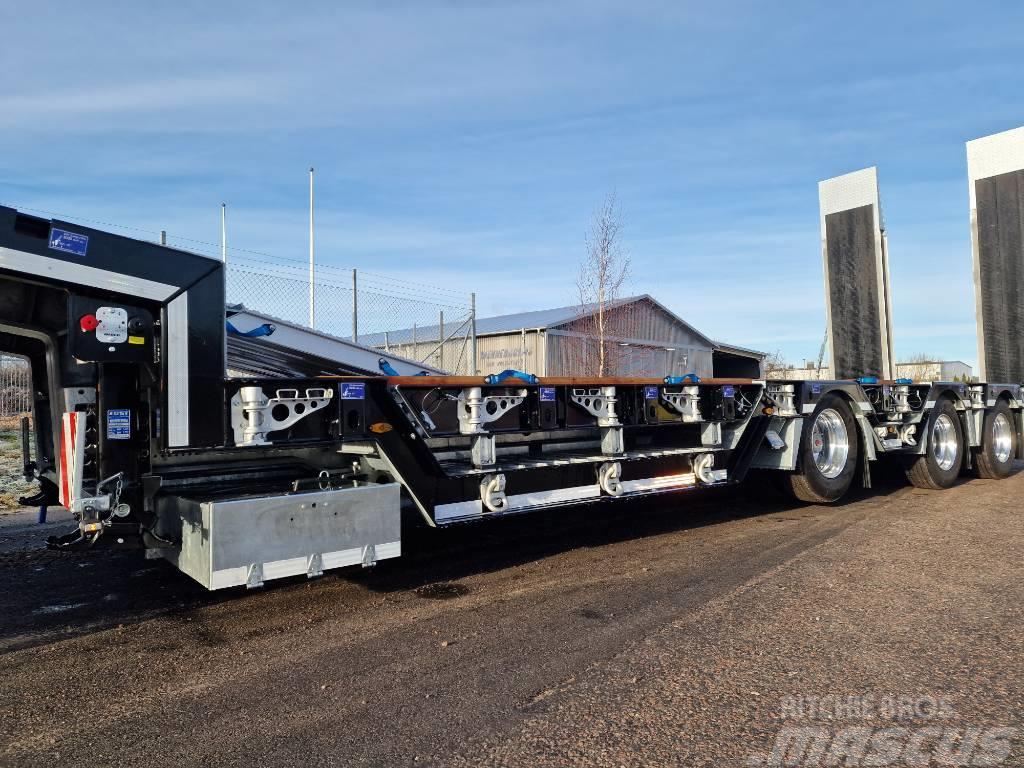 Humbaur HTS30  flatbed semi-trailer Semirimorchi Ribassati