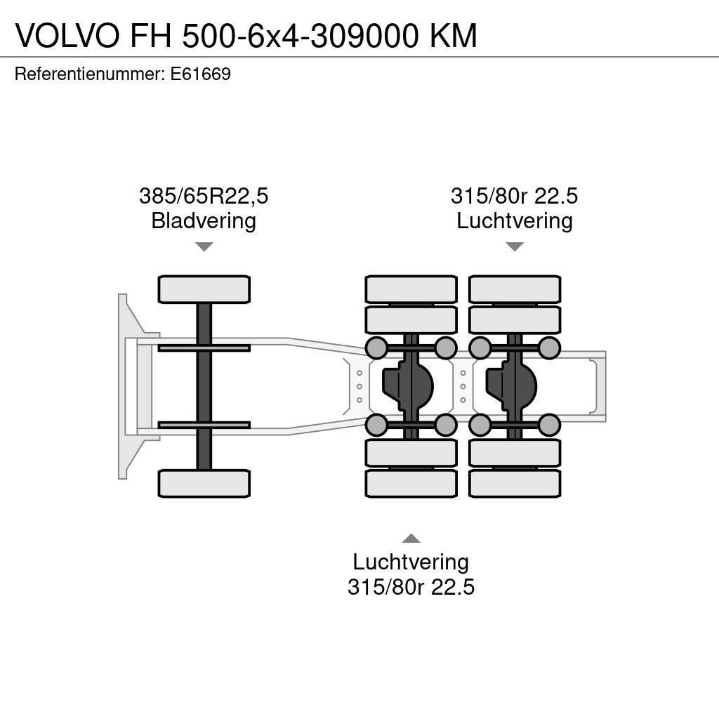 Volvo FH 500-6x4-309000 KM Motrici e Trattori Stradali