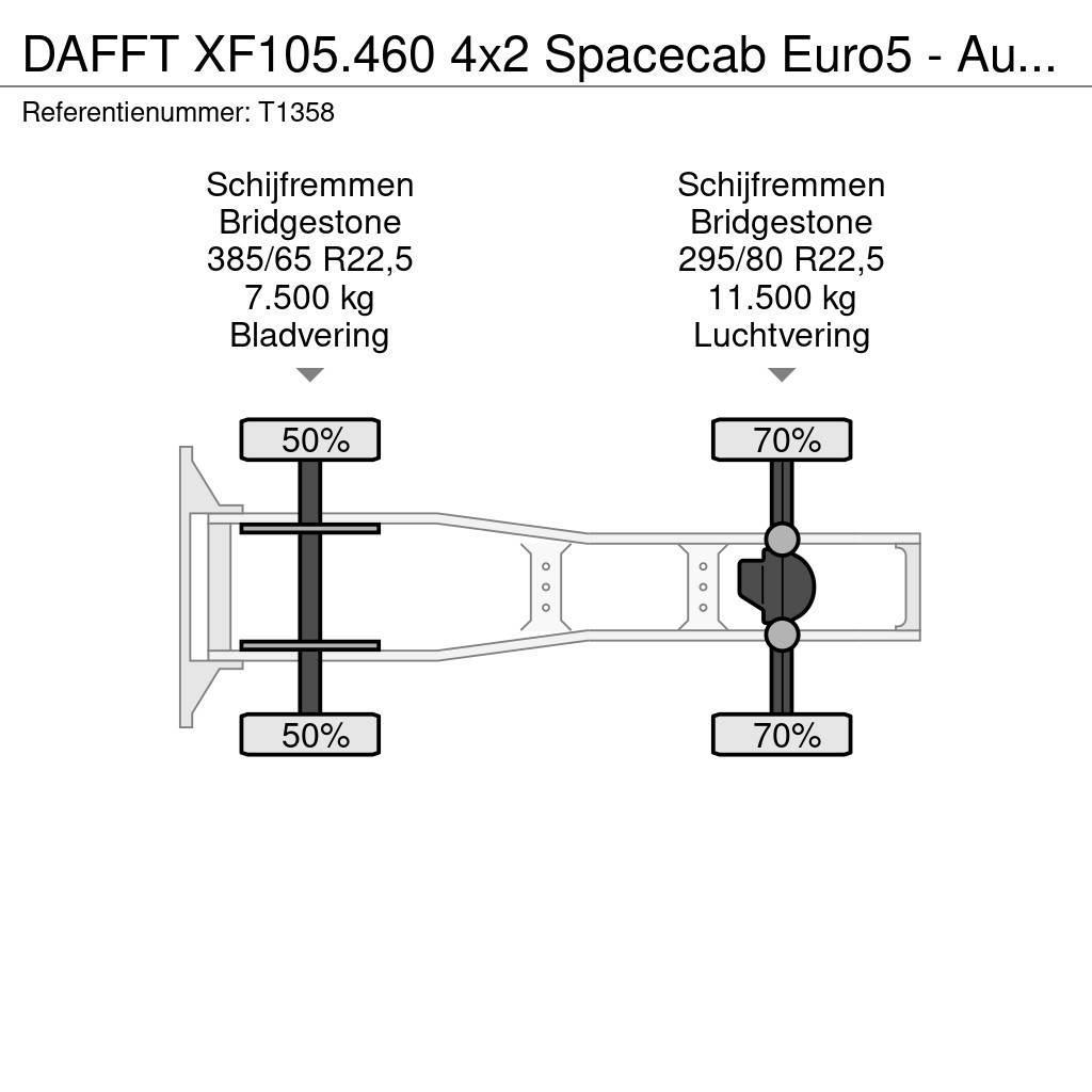 DAF FT XF105.460 4x2 Spacecab Euro5 - Automatic - Stan Motrici e Trattori Stradali