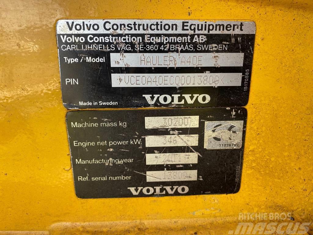 Volvo A40E Dumpers articolati