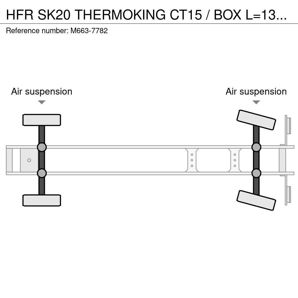 HFR SK20 THERMOKING CT15 / BOX L=13450 mm Semirimorchi a temperatura controllata