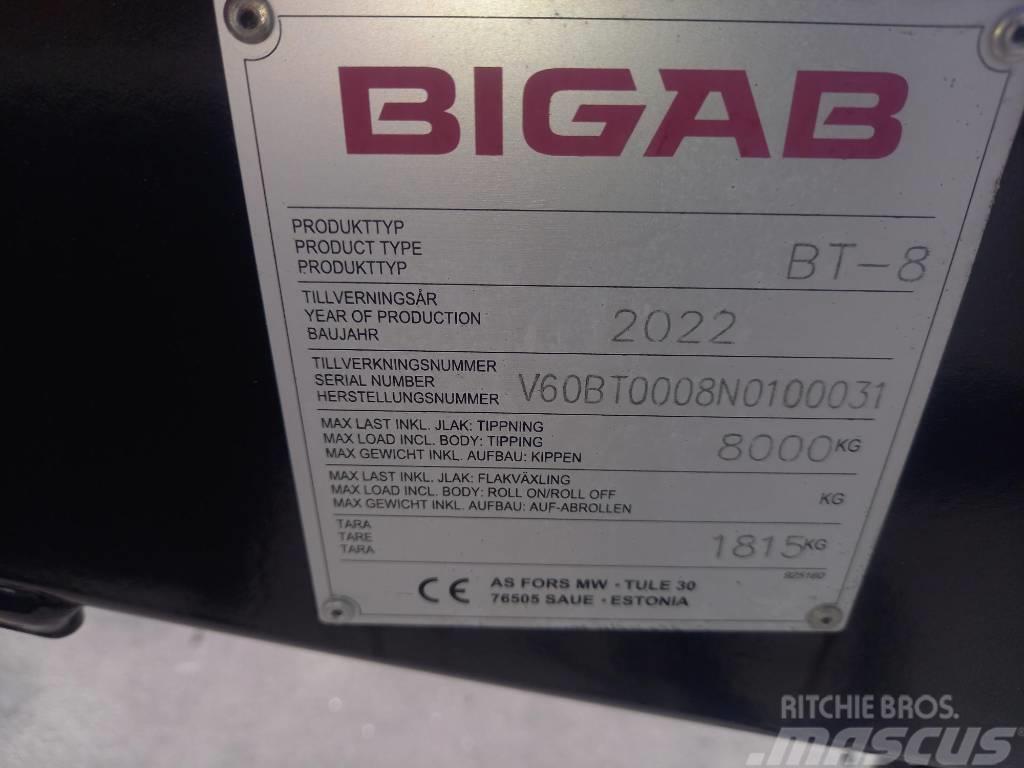 Bigab BT8 Rimorchi ribaltabili
