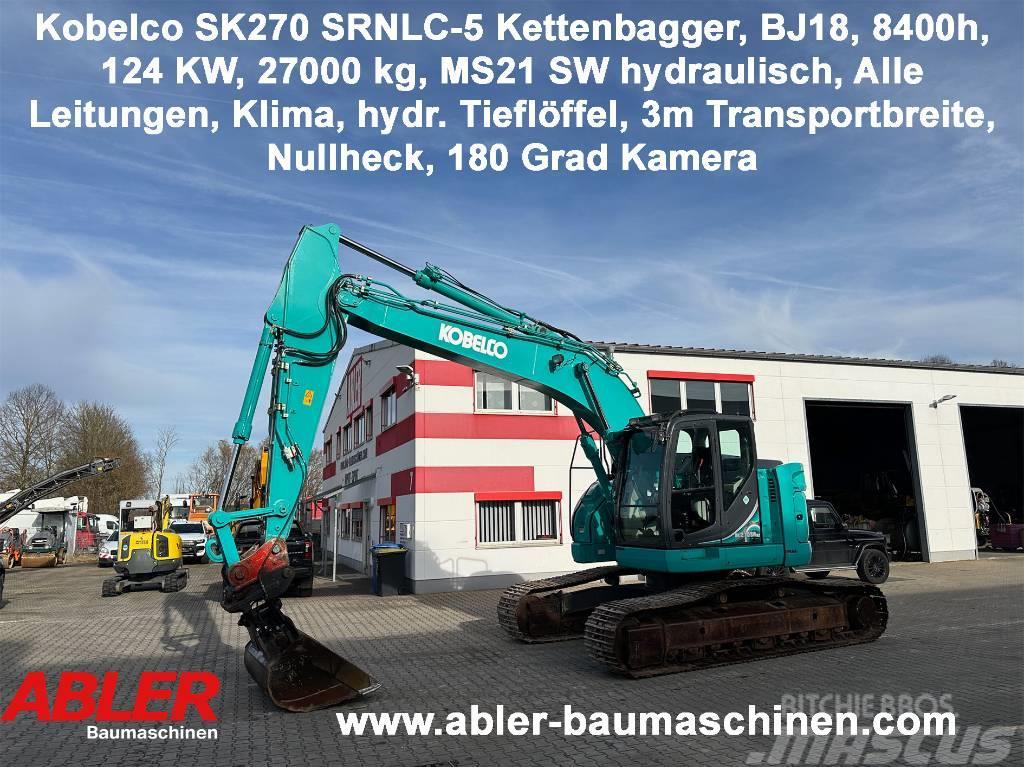 Kobelco SK270 SRNLC-5 Kettenbagger Kurzheck MS21 Klima Escavatori cingolati