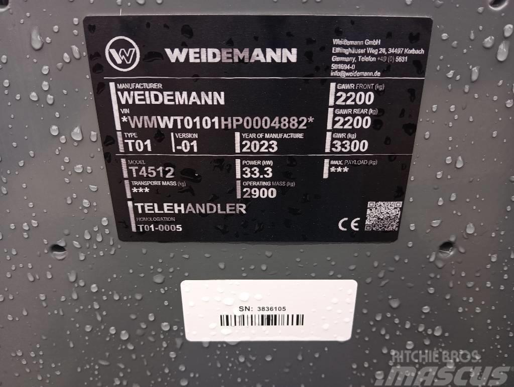 Weidemann T4512 Sollevatori telescopici