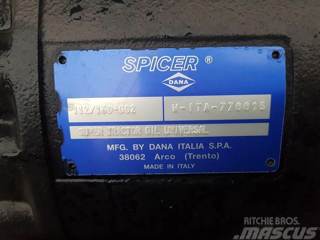 Redrock TH301-Spicer Dana 112/160-002-Axle/Achse/As Assi