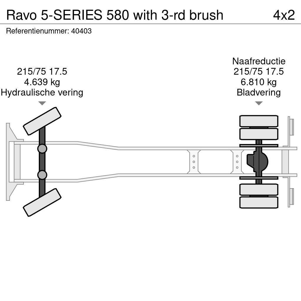 Ravo 5-SERIES 580 with 3-rd brush Autocarro spazzatrice