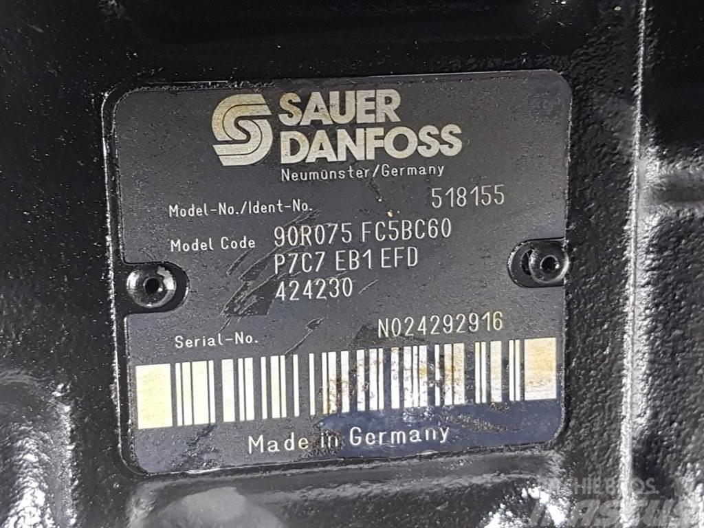 Sauer Danfoss 90R075FC5BC60P7C7-518155-Drive pump/Fahrpumpe/Pomp Componenti idrauliche