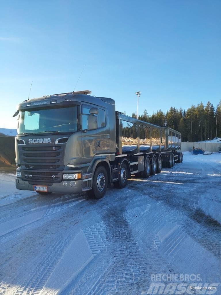 Scania R730 - 58 m3 yhdistelmä LB10x4*6HNB Camion ribaltabili